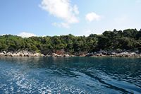 L'île de Lokrum en Croatie. Côte rocheuse. Cliquer pour agrandir l'image dans Adobe Stock (nouvel onglet).