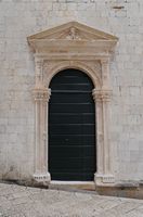 La ville close de Dubrovnik en Croatie. Quartier des Dominicains. Chapelle de l'Annonciation. Cliquer pour agrandir l'image dans Adobe Stock (nouvel onglet).