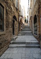 La ville close de Dubrovnik en Croatie. Quartier nord. Rue aux juifs. Cliquer pour agrandir l'image dans Adobe Stock (nouvel onglet).