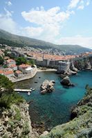 Les fortifications de Dubrovnik en Croatie. Fortifications maritimes. Vues depuis la forteresse Laurent. Cliquer pour agrandir l'image dans Adobe Stock (nouvel onglet).