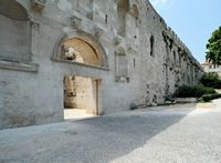 La ville de Split en Croatie. Le palais de Dioclétien. La Porte d'Or du Palais de Dioclétien à Split. Cliquer pour agrandir l'image dans Adobe Stock (nouvel onglet).