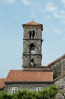 La ville de Ston, presqu'île de Pelješac en Croatie. Église Saint-Nicolas. Cliquer pour agrandir l'image dans Adobe Stock (nouvel onglet).
