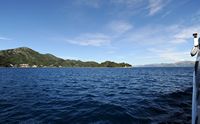 L'île de Mljet en Croatie. Vue depuis catamaran. Cliquer pour agrandir l'image.