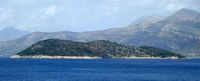 Les îles Élaphites en Croatie. Ruda vue depuis lopud. Cliquer pour agrandir l'image.