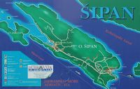 Les îles Élaphites en Croatie. Plan de Šipan. Cliquer pour agrandir l'image.