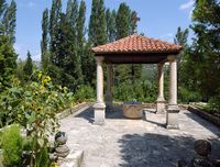 Le monastère de Visovac (auteur N. P. Krka). Cliquer pour agrandir l'image.