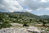 Le parc naturel du Biokovo en Croatie. Les monts à l'est du Biokovo. Cliquer pour agrandir l'image.