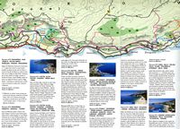 Os passeios sobre o riviera de Makarska. Clicar para ampliar a imagem.