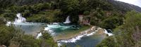 As quedas do rio Krka à Skradin (autores Zoran Knez e Drazen Radujkov). Clicar para ampliar a imagem.