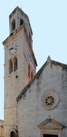Le village de Cavtat en Croatie. Église Saint-Nicolas. Cliquer pour agrandir l'image.