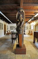 The figurehead of a ship of the hermitage of Blaca to the Museum of Bra&#x10d;. Click to enlarge the image.