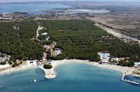 Le village de Zaton en Croatie. La plage de Zaton. Cliquer pour agrandir l'image.