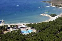Le village de Zaton en Croatie. La plage de Zaton. Cliquer pour agrandir l'image.