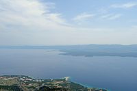 The channel of Hvar seen since Vidova Gora. Click to enlarge the image.