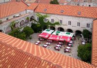 La ville close de Dubrovnik en Croatie. Quartier des Franciscains. Couvent Sainte-Claire. Cliquer pour agrandir l'image.