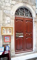 La ville close de Dubrovnik en Croatie. Quartier nord. Synagogue, Rue aux juifs. Cliquer pour agrandir l'image.