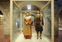 La ville close de Dubrovnik en Croatie. Quartier sud. Costumes, musee rupe. Cliquer pour agrandir l'image.