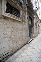 La ville close de Dubrovnik en Croatie. Quartier sud. Mosquée. Cliquer pour agrandir l'image.