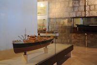 Les fortifications de Dubrovnik en Croatie. Fortifications maritimes. Maquette, musée maritime. Cliquer pour agrandir l'image.