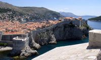 Les fortifications de Dubrovnik en Croatie. Fortifications de l'ouest. Fort bokar. Cliquer pour agrandir l'image.