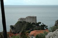 Les fortifications de Dubrovnik en Croatie. Fortifications de l'ouest. Forteresse Saint-Laurent. Cliquer pour agrandir l'image.