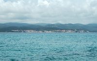 La ville de Korčula, île de Korčula en Croatie. Cliquer pour agrandir l'image.