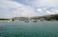 La ville moderne de Dubrovnik en Croatie. Port de Gruž. Cliquer pour agrandir l'image.