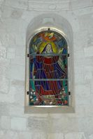 Stained glass Saint Mary church. Click to enlarge the image.
