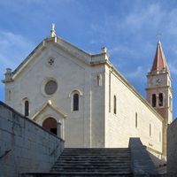 A igreja São João Batista. Clicar para ampliar a imagem.