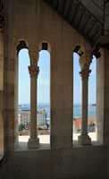 L'interno del campanile della cattedrale di Split. Clicca per ingrandire l'immagine.