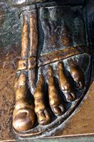 The big toe of Gregory of Nin (author Hedwig Storch). Click to enlarge the image.