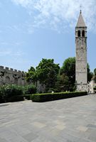 Bell-tower of the old convent Benedictine of Split. Click to enlarge the image.