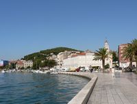 La ville de Split en Croatie. La Riva de Split (auteur Alistair Young). Cliquer pour agrandir l'image.
