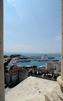 A estação marítima de Split. Clicar para ampliar a imagem.