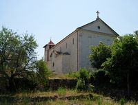 La ville de Stari Grad, île de Hvar en Croatie. L'église Saint-Pierre (auteur Samuli Lintula). Cliquer pour agrandir l'image.