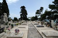 La ville de Supetar, île de Brač en Croatie. Le cimetière marin. Cliquer pour agrandir l'image.