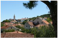 The town of Nerežišća (author Davor Curić). Click to enlarge the image in Flickr (new tab).
