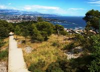 La presqu'île de Marjan à Split en Croatie. L'escalier montant à Telegrin (auteur Grant O'Shea). Cliquer pour agrandir l'image dans Flickr (nouvel onglet).