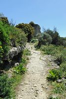 Le site archéologique d'Eleutherne en Crète. La tour de l'acropole. Cliquer pour agrandir l'image dans Adobe Stock (nouvel onglet).