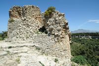 Le site archéologique d'Eleutherne en Crète. La tour de l'acropole. Cliquer pour agrandir l'image dans Adobe Stock (nouvel onglet).