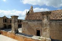 Le village d'Adele en Crète. L'église du monastère d'Arkadi. Cliquer pour agrandir l'image dans Adobe Stock (nouvel onglet).