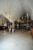 Le village d'Adele en Crète. Nef de saint Constantin de l'église du monastère d'Arkadi. Cliquer pour agrandir l'image dans Adobe Stock (nouvel onglet).