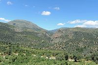 Le village de Fourfouras en Crète. Les gorges de Messa vues depuis Agios Ioannis. Cliquer pour agrandir l'image dans Adobe Stock (nouvel onglet).