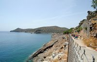 L’île de Spinalonga en Crète. Le saillant de Rangone de la forteresse de Spinalonga. Cliquer pour agrandir l'image dans Adobe Stock (nouvel onglet).