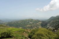 Le village de Georgioupoli en Crète. La haute vallée de la rivière Mousselas vue depuis Kallikratis. Cliquer pour agrandir l'image dans Adobe Stock (nouvel onglet).