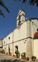 Le village de Kritsa en Crète. L'église Notre-Dame Hodigitria. Cliquer pour agrandir l'image dans Adobe Stock (nouvel onglet).