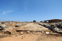 Le village de Malia en Crète. La cour centrale du palais. Cliquer pour agrandir l'image dans Adobe Stock (nouvel onglet).