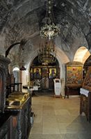 Le village de Palékastro en Crète. Église du monastère de Moni Toplou. Cliquer pour agrandir l'image dans Adobe Stock (nouvel onglet).