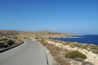 Le village de Palékastro en Crète. La route du cap Sidéros. Cliquer pour agrandir l'image dans Adobe Stock (nouvel onglet).