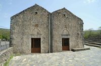 Le village de Patsianos en Crète. L'église Notre-Dame à Kallikratis. Cliquer pour agrandir l'image dans Adobe Stock (nouvel onglet).